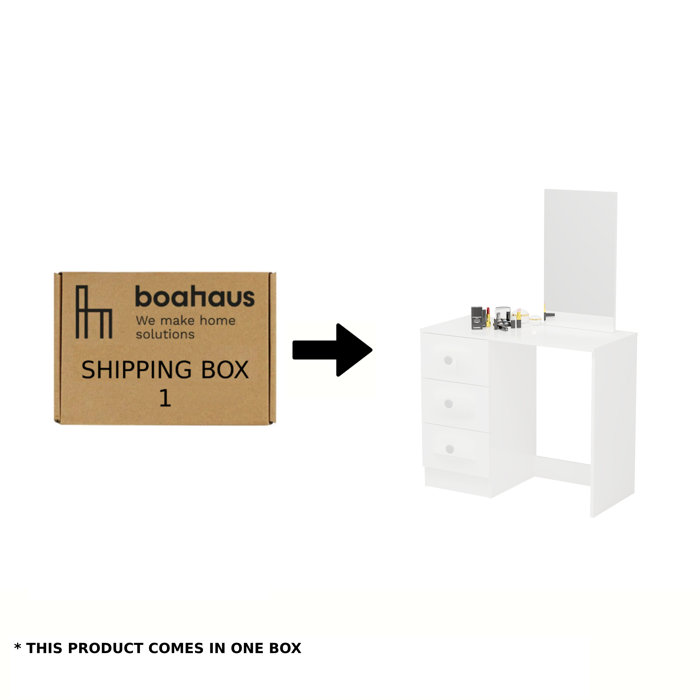 Latitude Run® Saito Vanity Set with Mirror & Reviews Wayfair